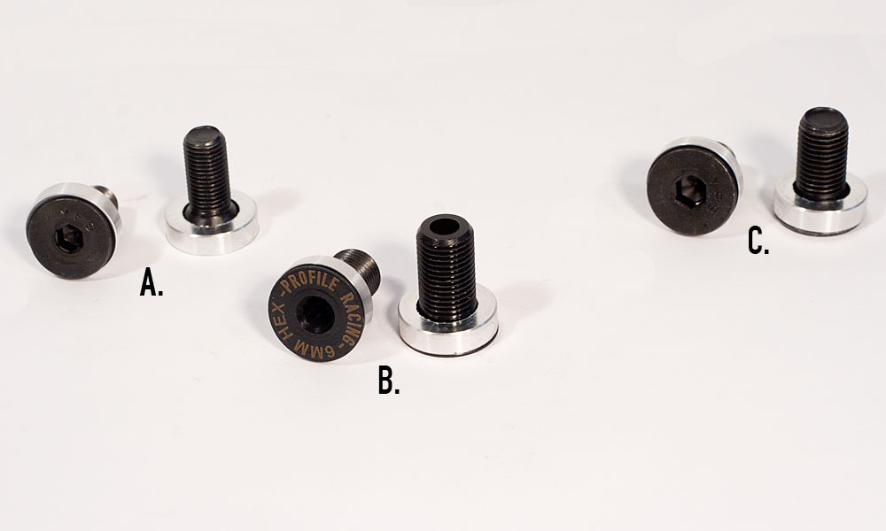 Profile Flushmount Bolt / Washer Set