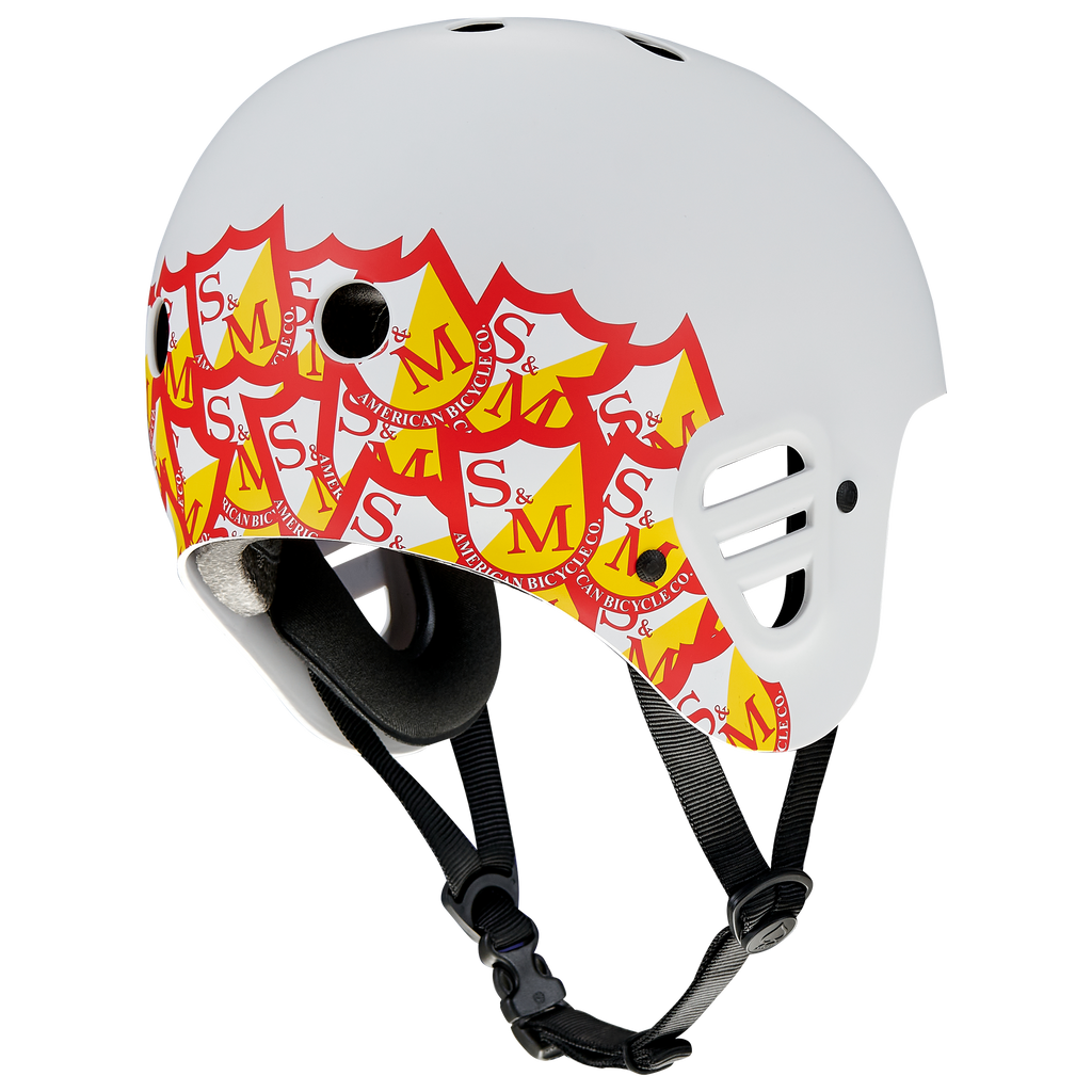 PRO-TEC FULL CUT CERTIFIED HELMET S&amp;M SHIELD SIG EDITION LIGHT GREY