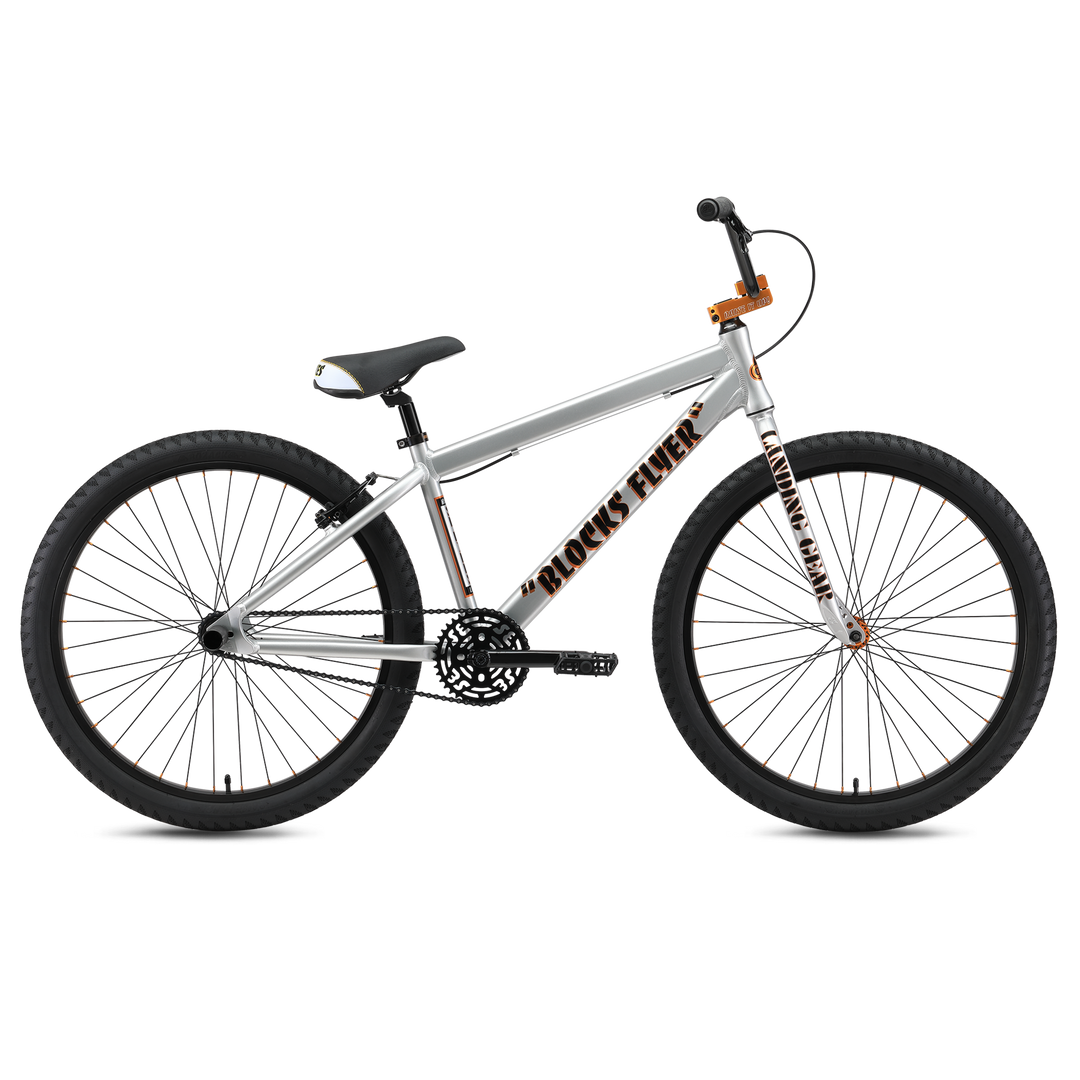 Se Bikes Blocks Flyer 26" Iced Out Silver