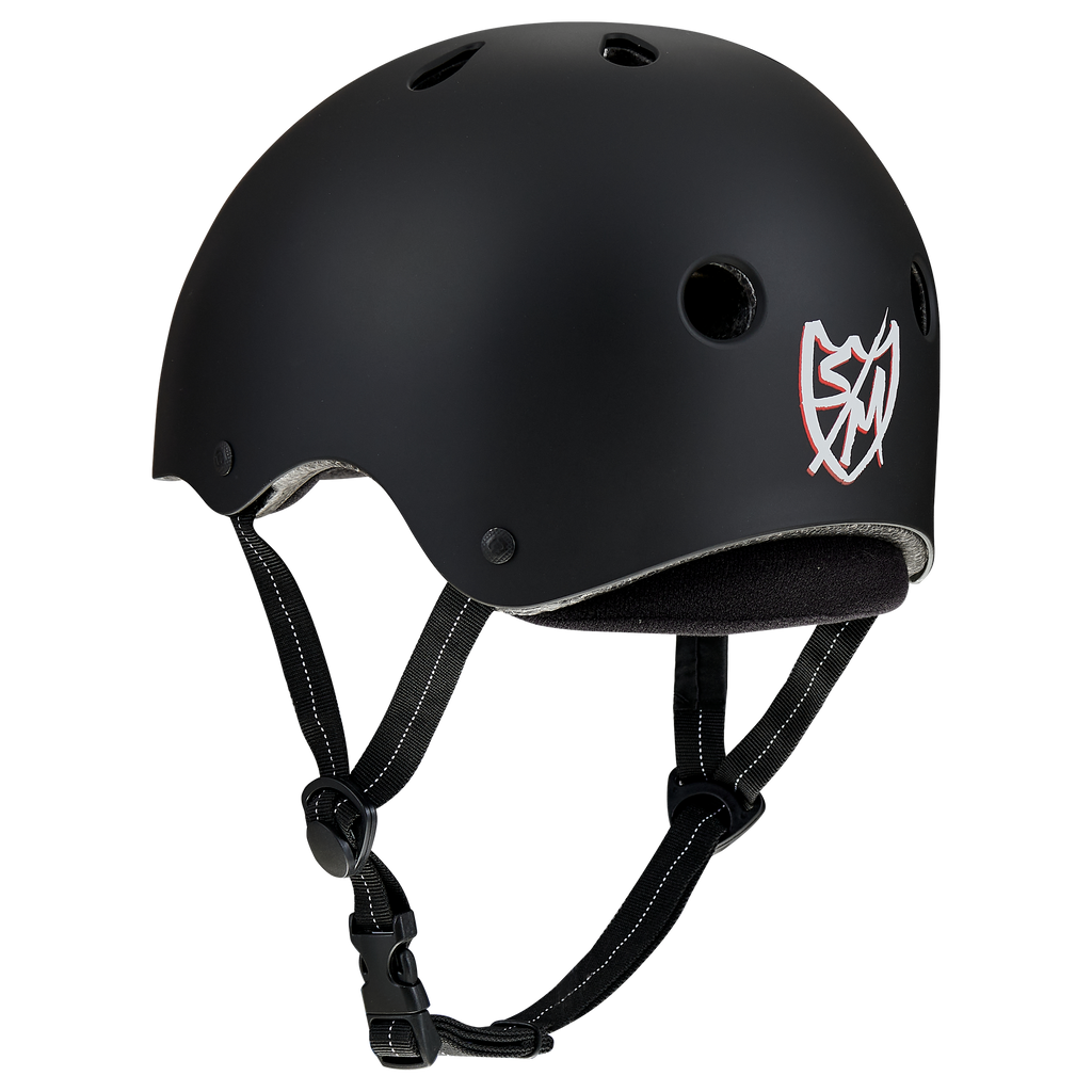 PRO-TEC LOW PRO CERTIFIED HELMET S&amp;M SHARPIE SHIELD SIG EDITION MATTE BLACK