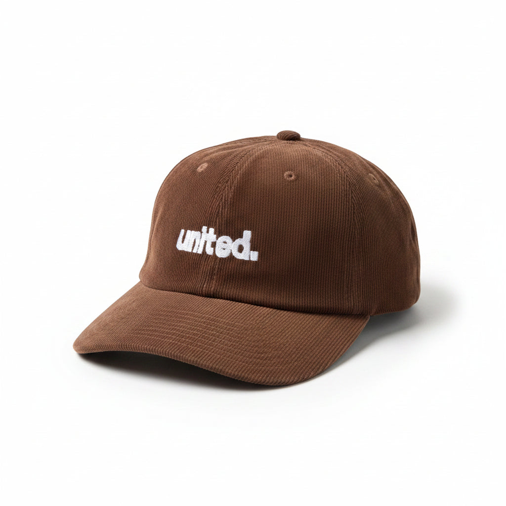 United Coastin Cordurouy Cap Brown