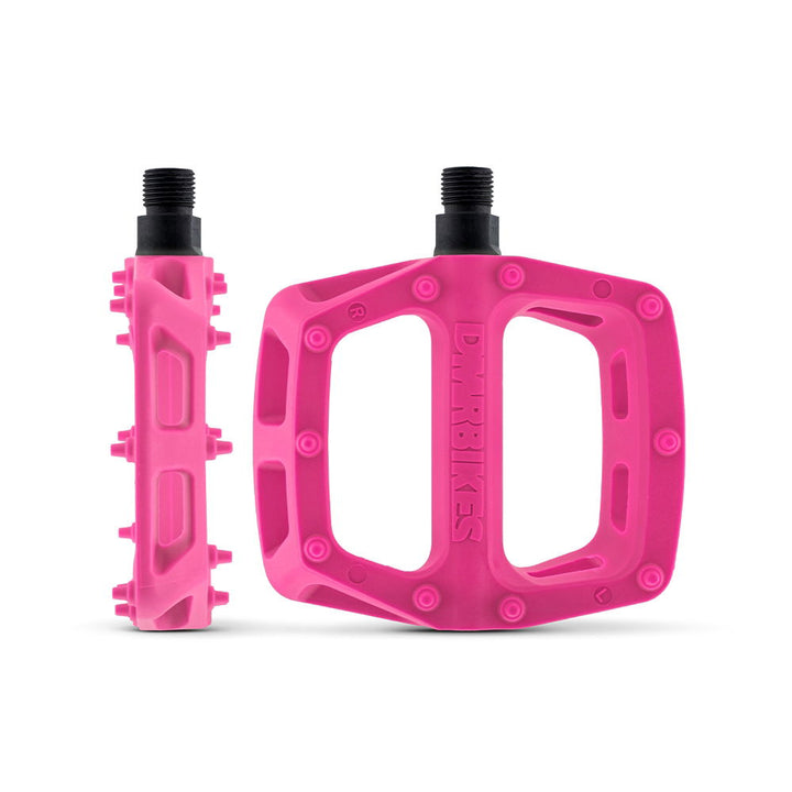 DMR V6 Plastic Pedal Cro-Mo Axle Pink 97mm x 102mm