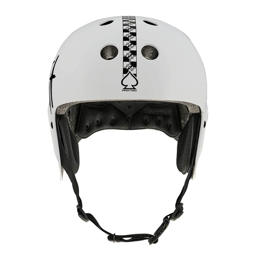 PRO-TEC FULL CUT CERTIFIED HELMET FIT CHECKERED SIG EDITION LIGHT GREY