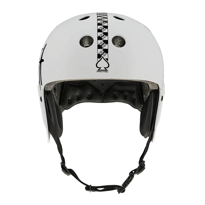 PRO-TEC FULL CUT CERTIFIED HELMET FIT CHECKERED SIG EDITION LIGHT GREY