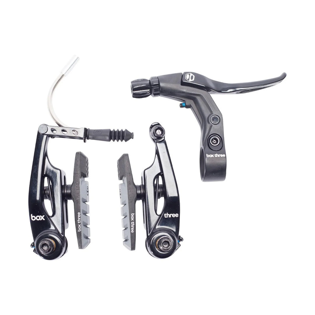 Box Three Brake Kit Short Black 85mm