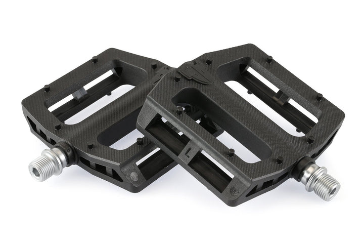 Premium Pedal PP Slim Plastic 9/16" Black