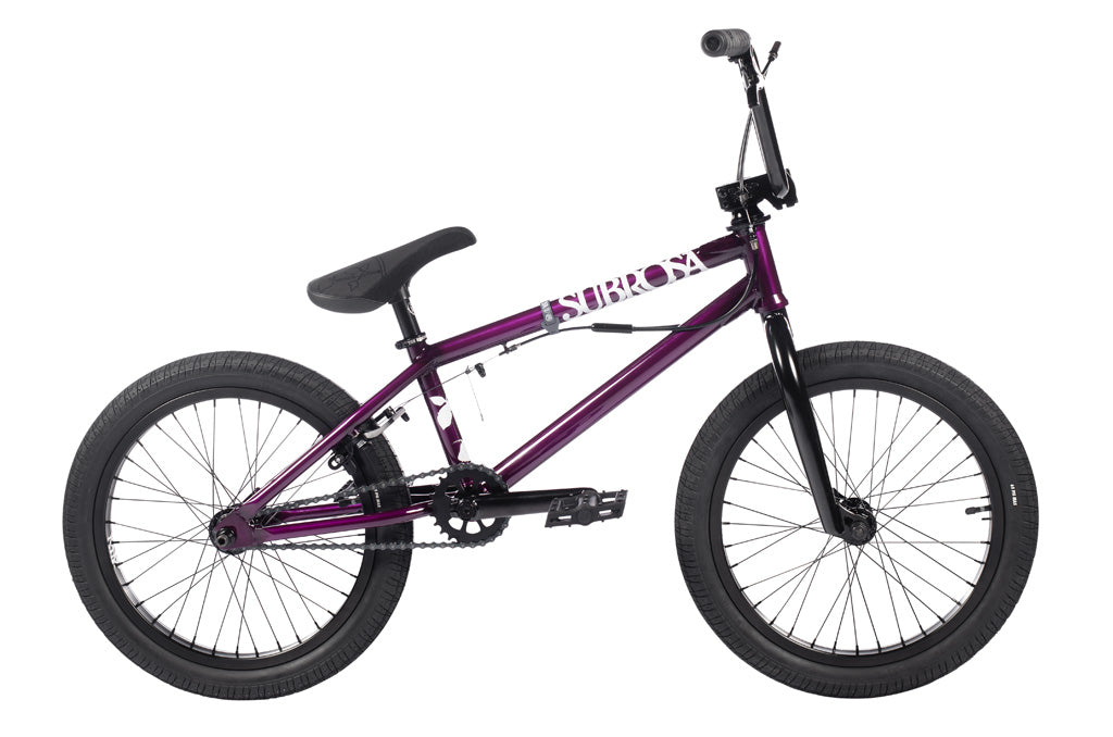 Subrosa Wings Park 18" BMX Bike Translucent Purple 17.5"
