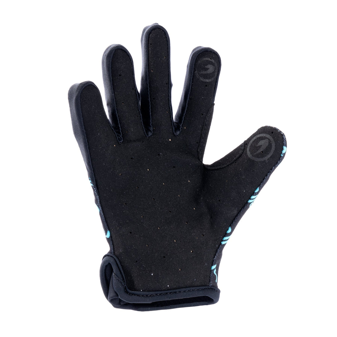 Tall Order Barspin Print Youth Glove Black Teal Print