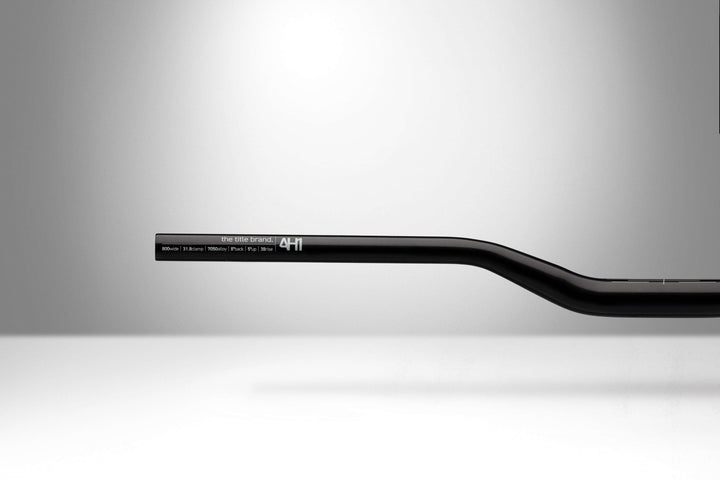 AH1 31.8 - Title MTB black aluminum mountain bike handlebar specifications 