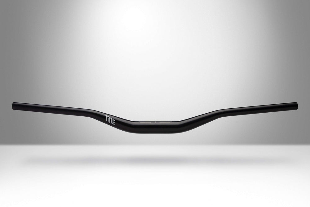 AH1 35 - Title MTB black aluminum mountain bike handlebar 35mm clamp 38mm rise 