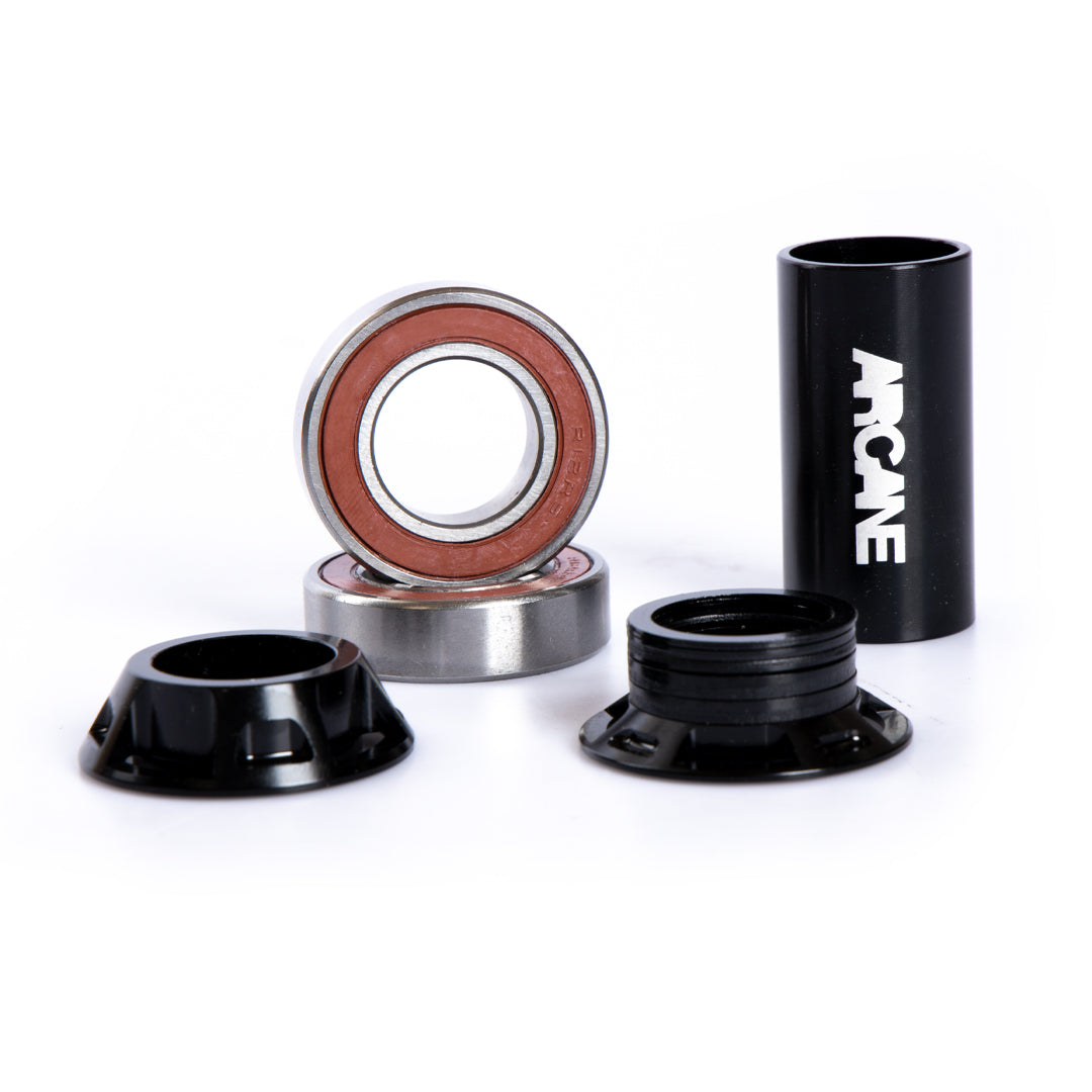 Arcane Mid Bottom Bracket - Black 22mm | BMX