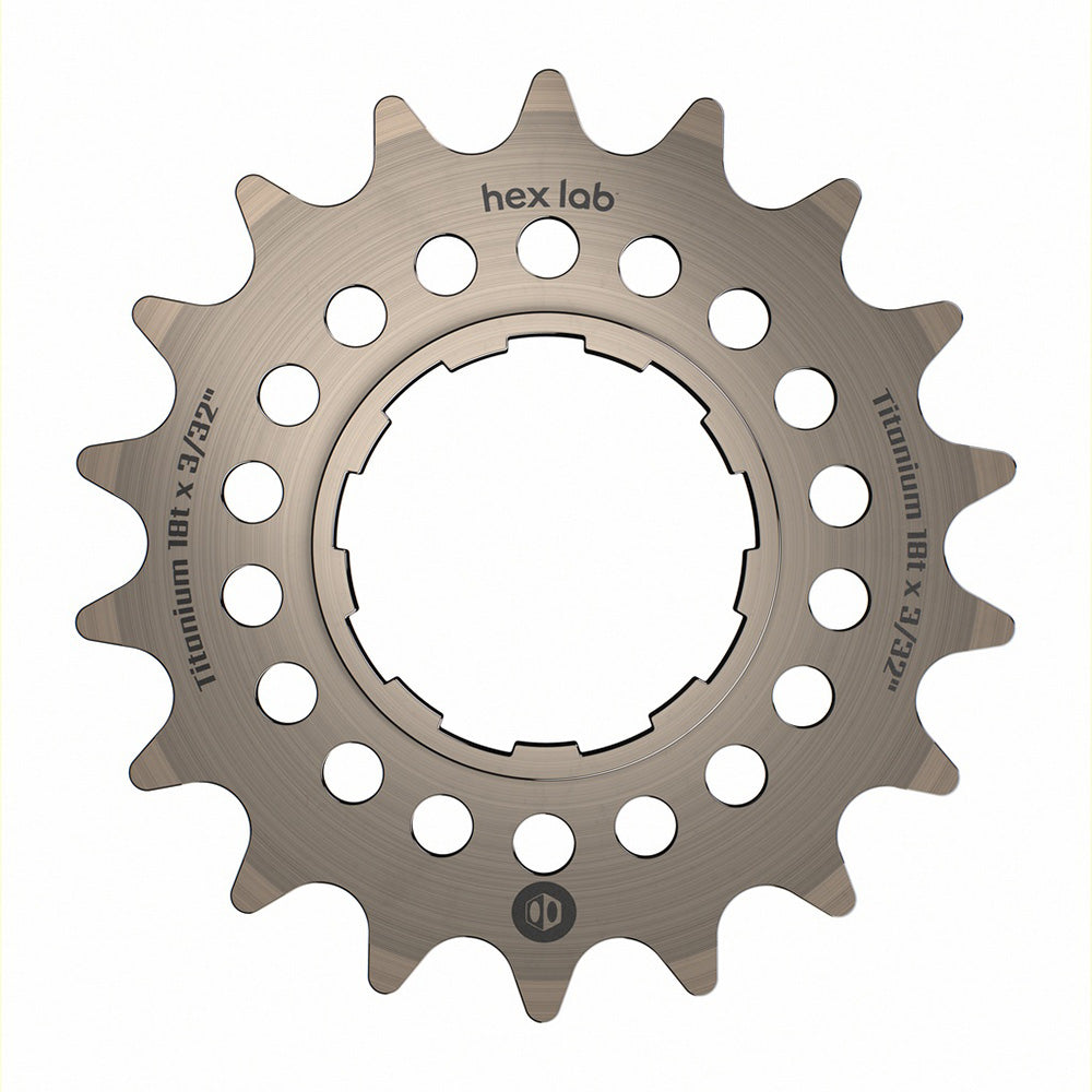 Box Hex Lab Single Speed Titanium Cogs Natural