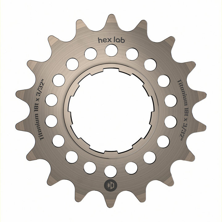 Box Hex Lab Single Speed Titanium Cogs Natural