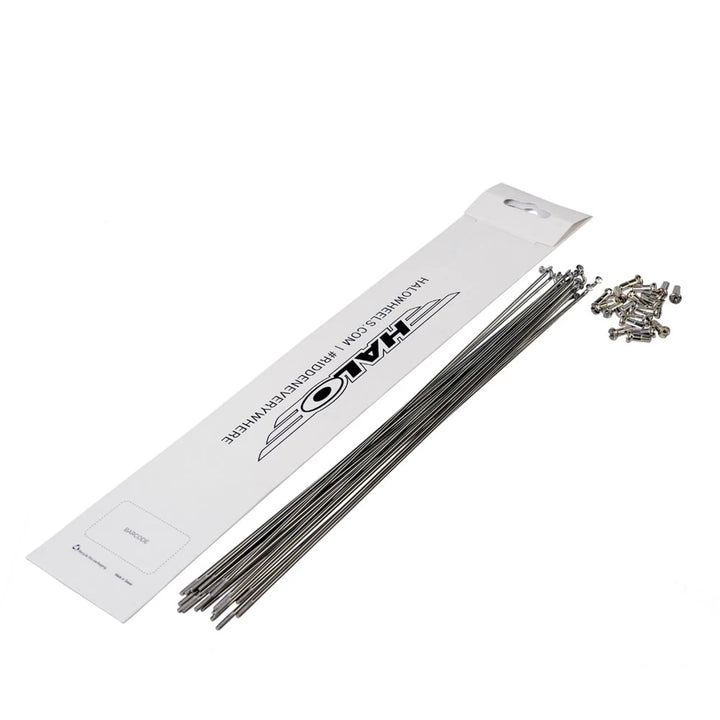 Halo Stainless Spokes 20 Pack Silver