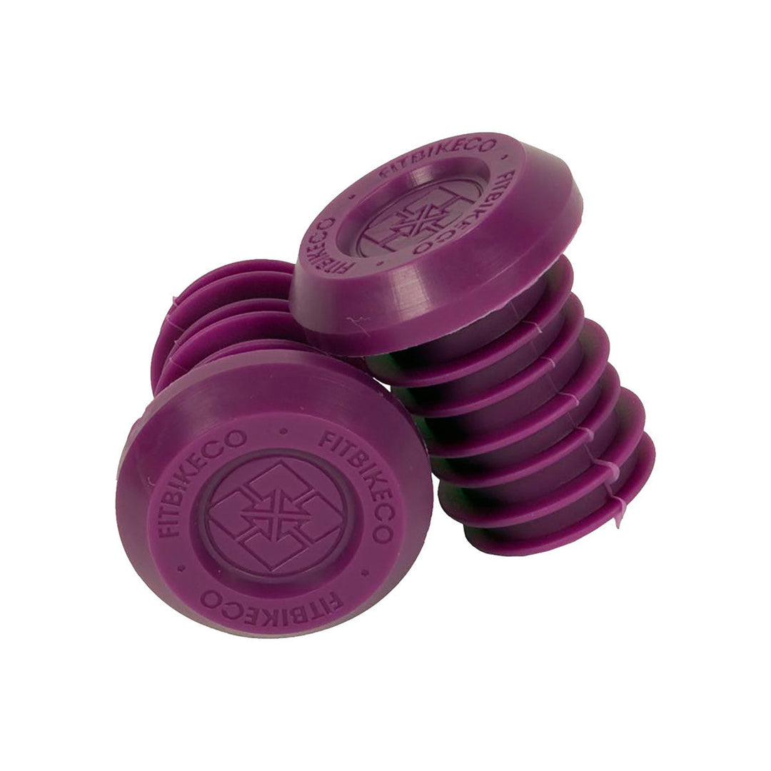 FIT Push-in End Plugs Pair Black