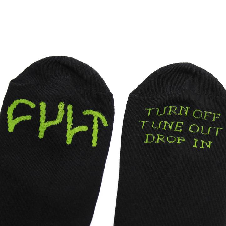 Cult Bloomed Socks Black