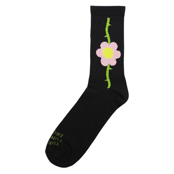 Cult Bloomed Socks Black