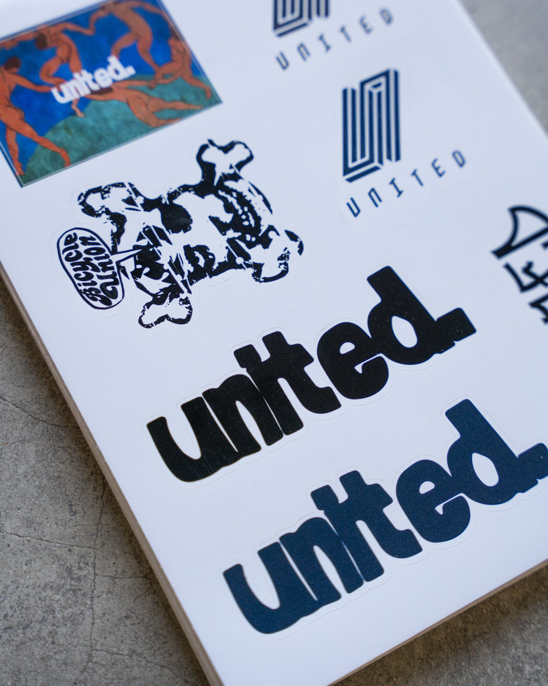 United Coastin Sticker Sheet 6" x 8"