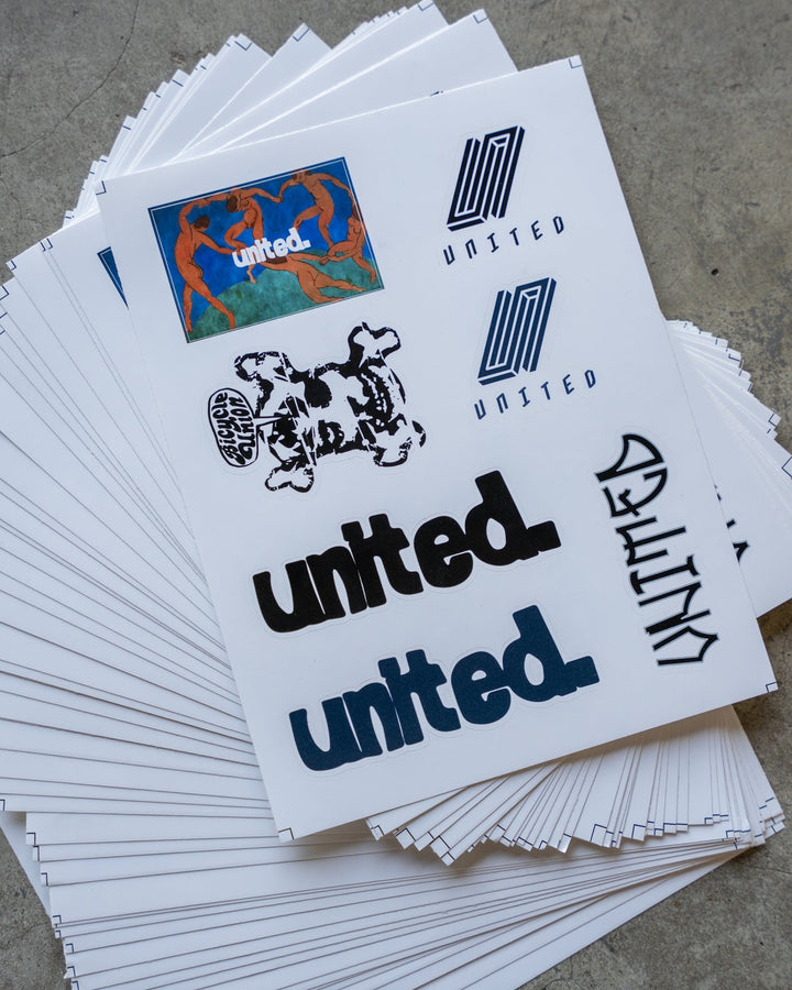 United Coastin Sticker Sheet 6" x 8"