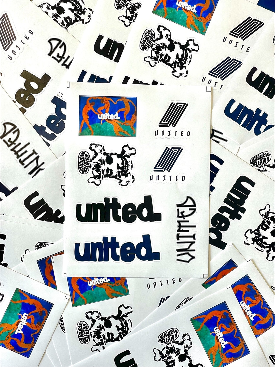 United Coastin Sticker Sheet 6" x 8"