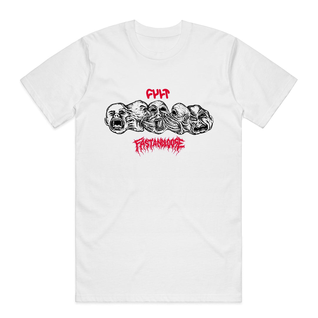 Cult x Fast And Loose Dysphoria T-Shirt White