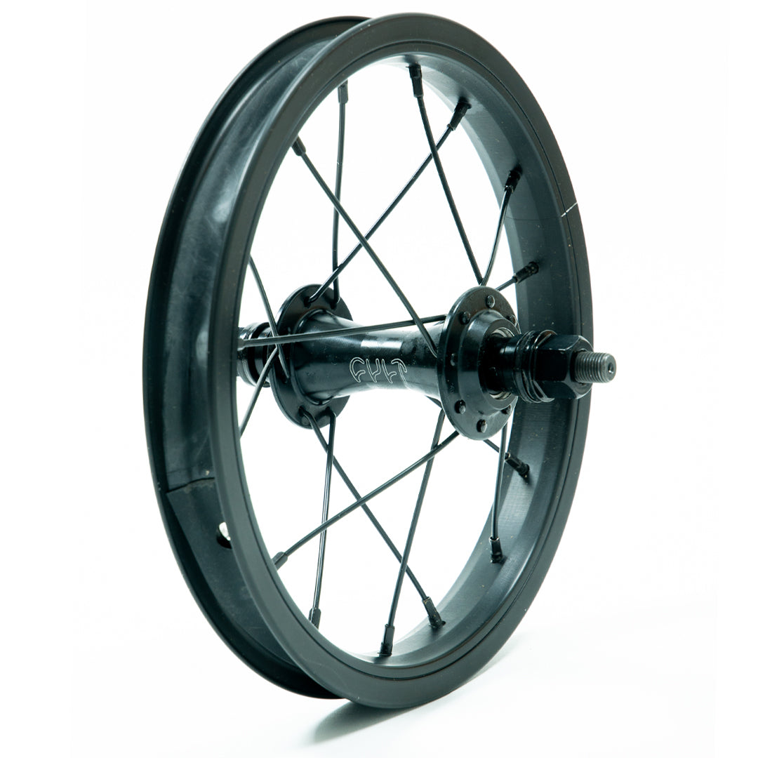 Cult Juvi 12" Front Wheel Black 10mm 3/8"