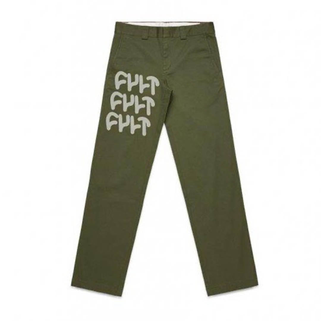 Cult Militant Chinos - Army Green | BMX