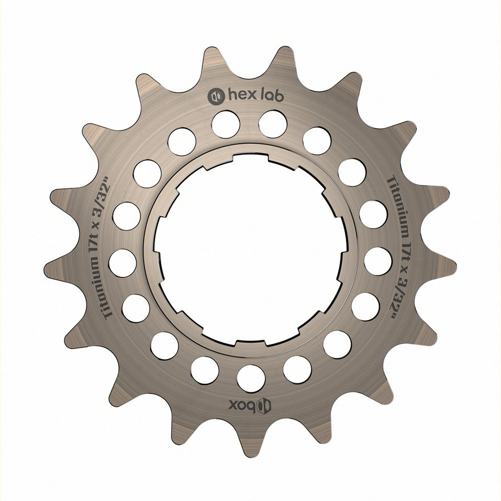 Box Hex Lab Single Speed Titanium Cogs Natural