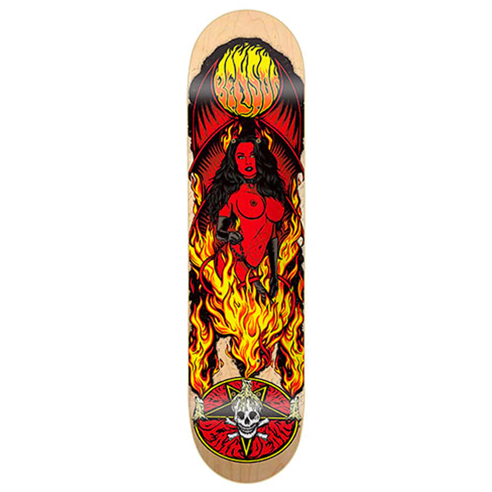 DEATH SKATEBOARDS Benson Devil Woman 2 Deck 8.75"