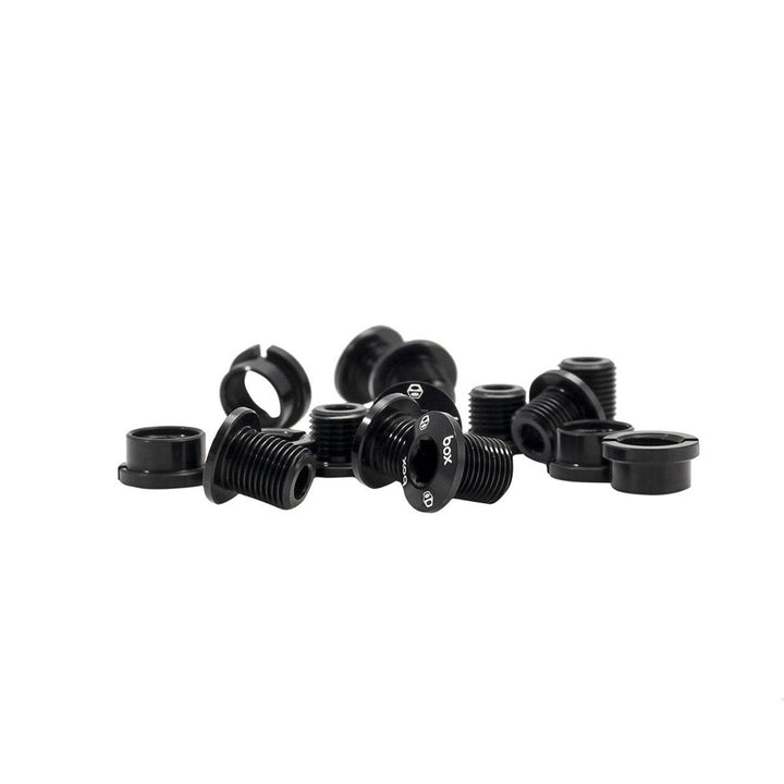 Box One Alloy Chainring Bolts Black single