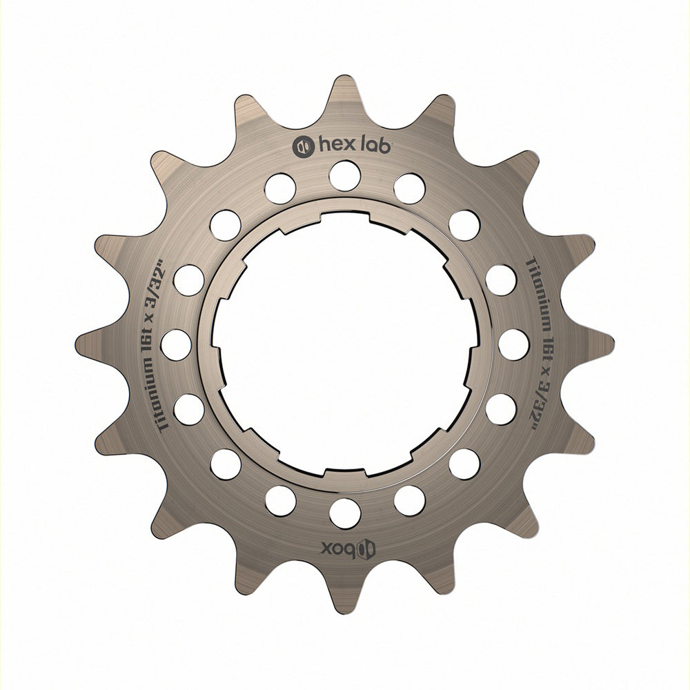 Box Hex Lab Single Speed Titanium Cogs Natural