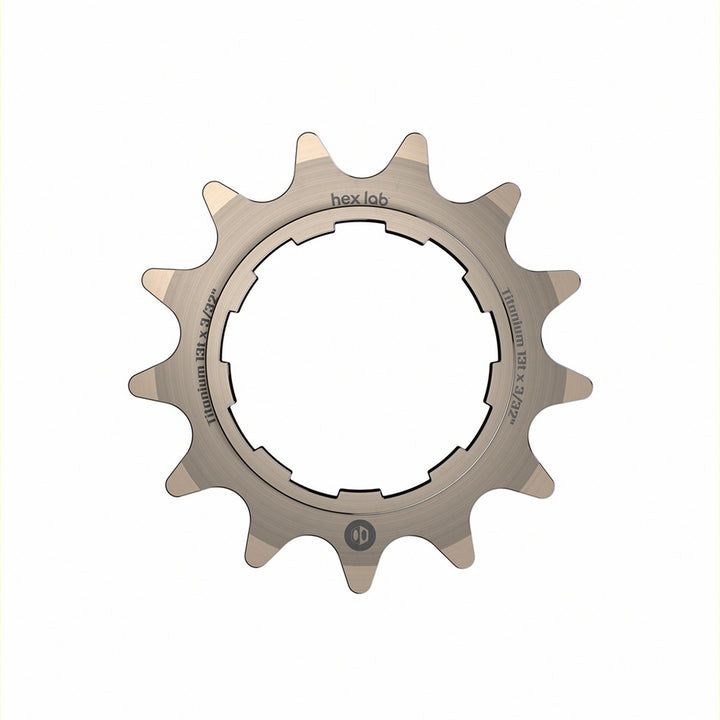 Box Hex Lab Single Speed Titanium Cogs Natural