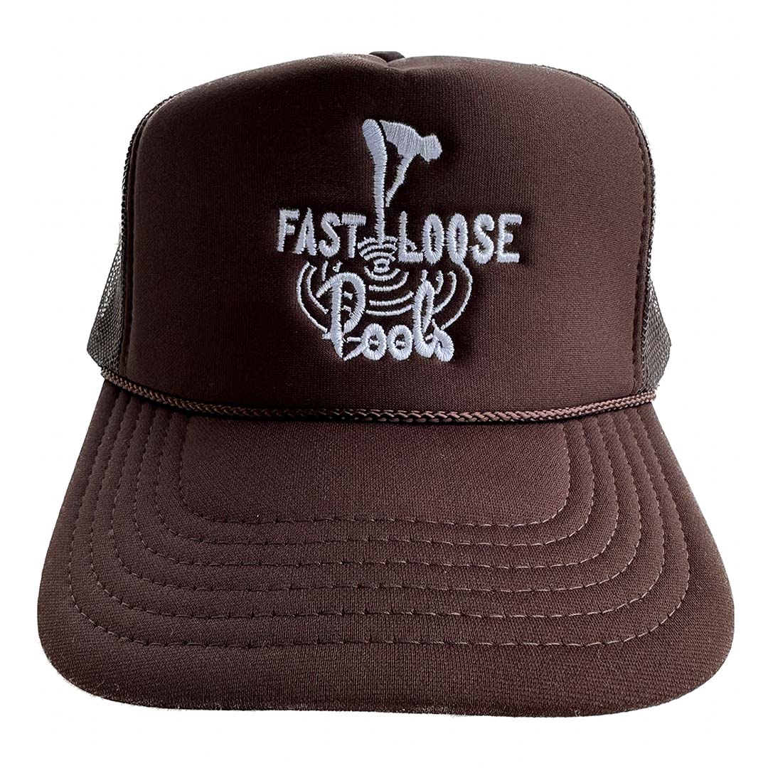 Fast And Loose Pool Haven Trucker Cap - Brown