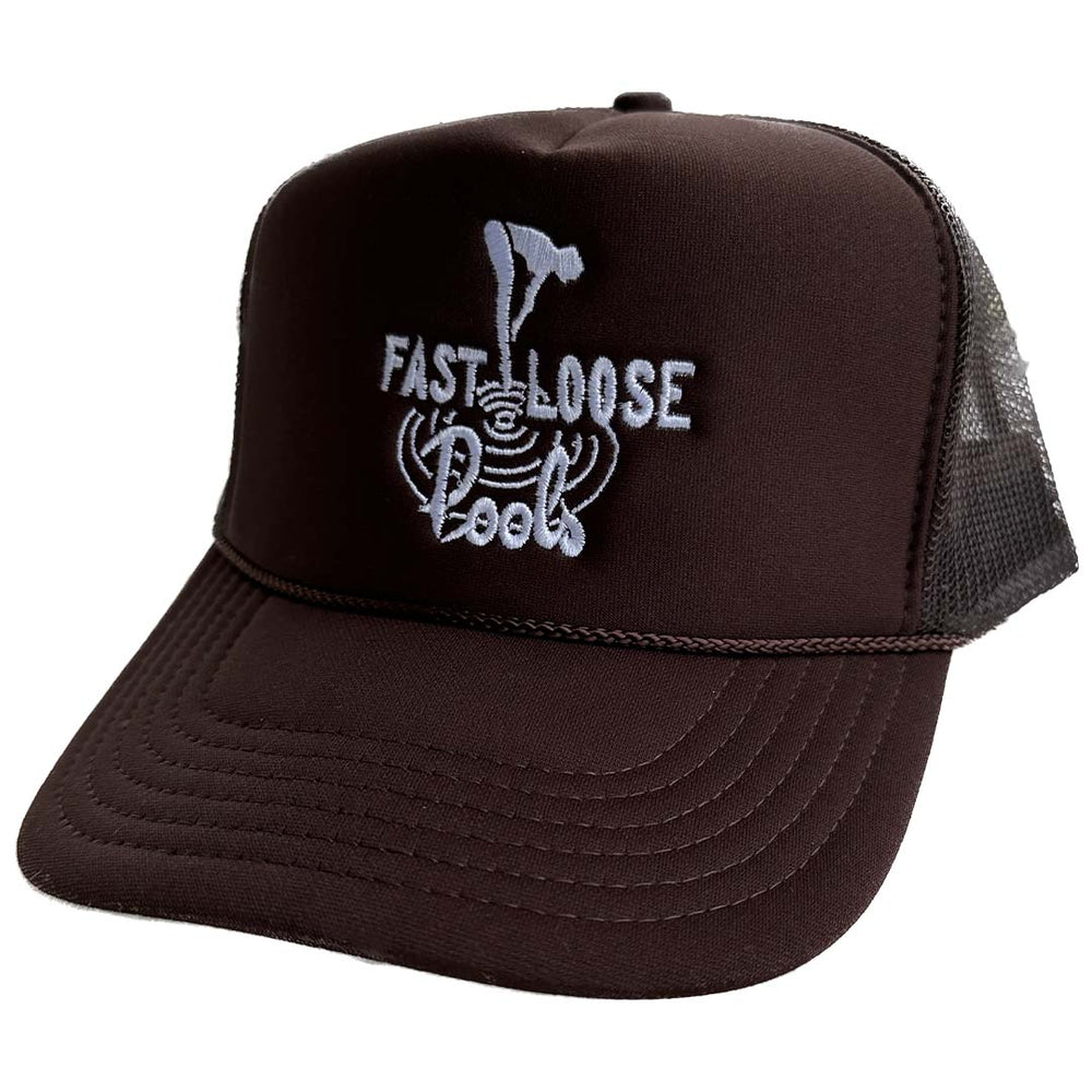 Fast And Loose Pool Haven Trucker Cap - Brown