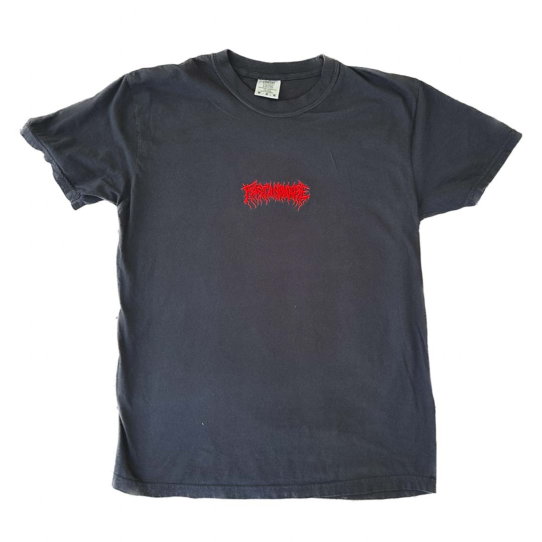 Fast And Loose Embroidered Metal Logo T-Shirt - Black