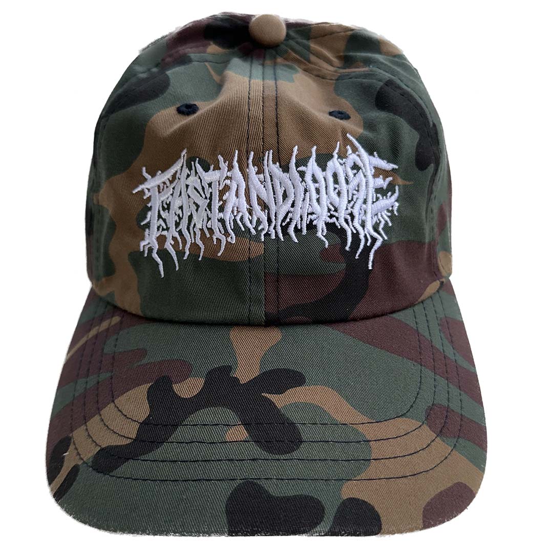 Fast And Loose Metal Logo Dad Cap Camo
