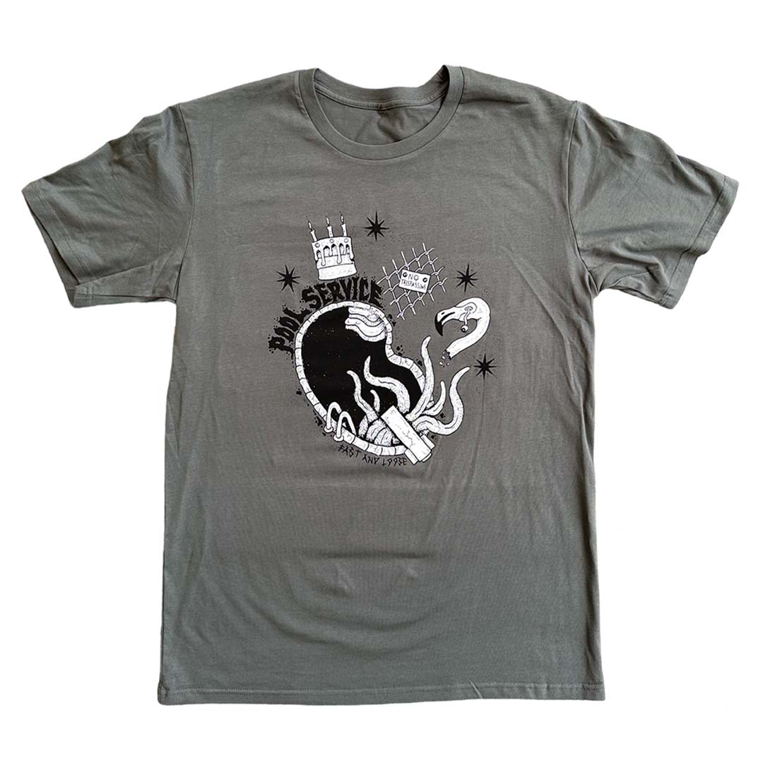 Fast And Loose Pool Party T-Shirt - Charcoal