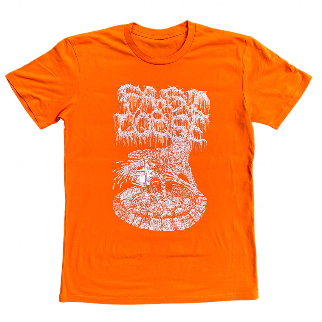 Fast And Loose Skeletal Cleansing T-Shirt - Orange