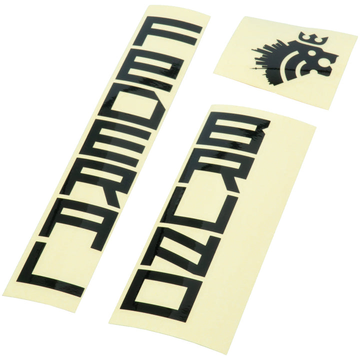 Federal Bruno 3 Frame Sticker Set Black