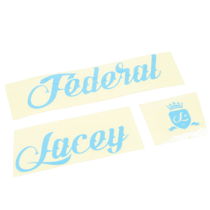 Federal Lacey Frame Sticker Set Blue