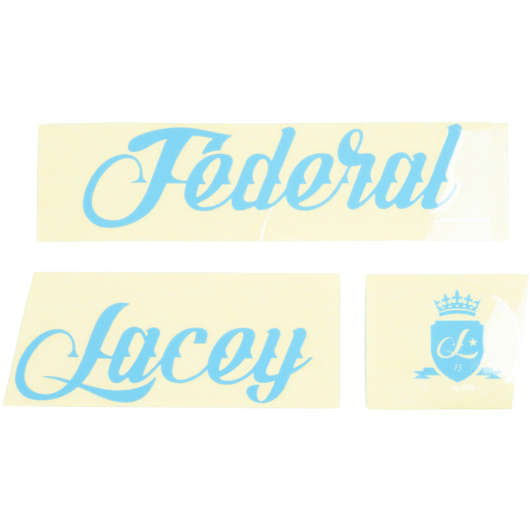 Federal Lacey Frame Sticker Set Blue