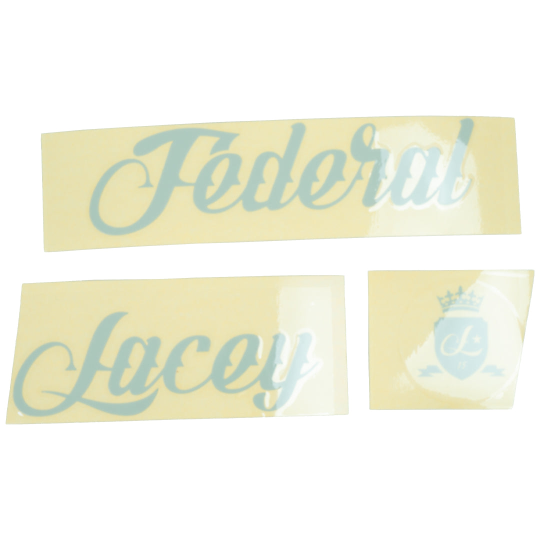 Federal Lacey Frame Sitcker Set Grey