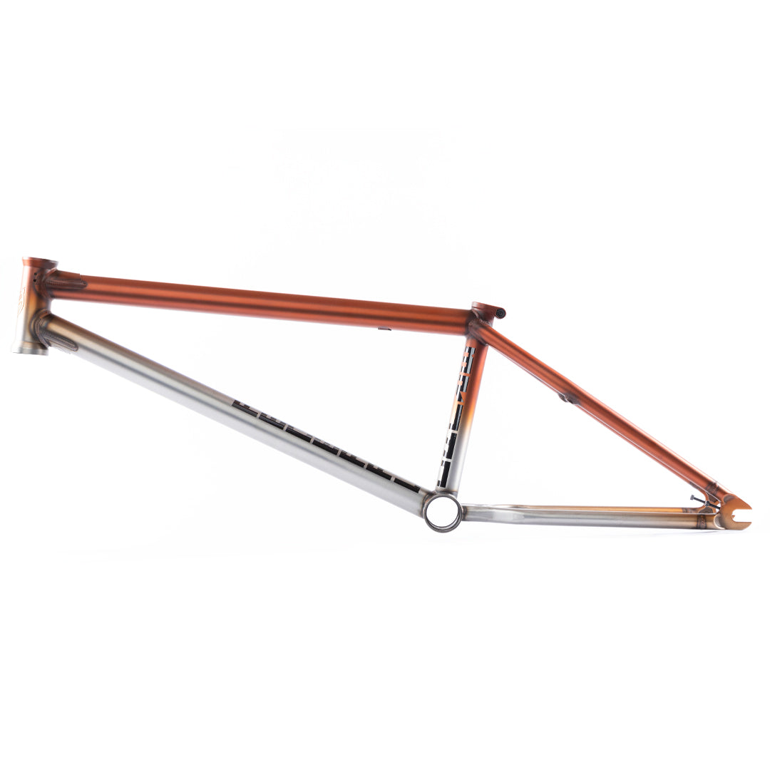 Federal Bruno ICS2 Frame - Matt Trans Burnt Orange To Raw Fade | BMX