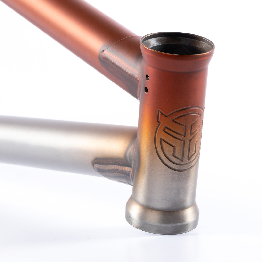 Federal Bruno ICS2 Frame - Matt Trans Burnt Orange To Raw Fade | BMX