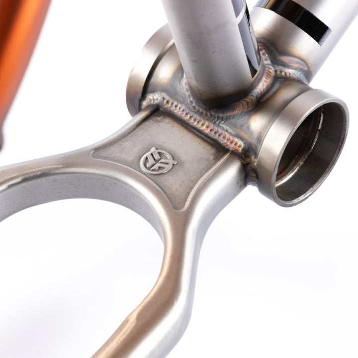 Federal Bruno ICS2 Frame - Matt Trans Burnt Orange To Raw Fade | BMX