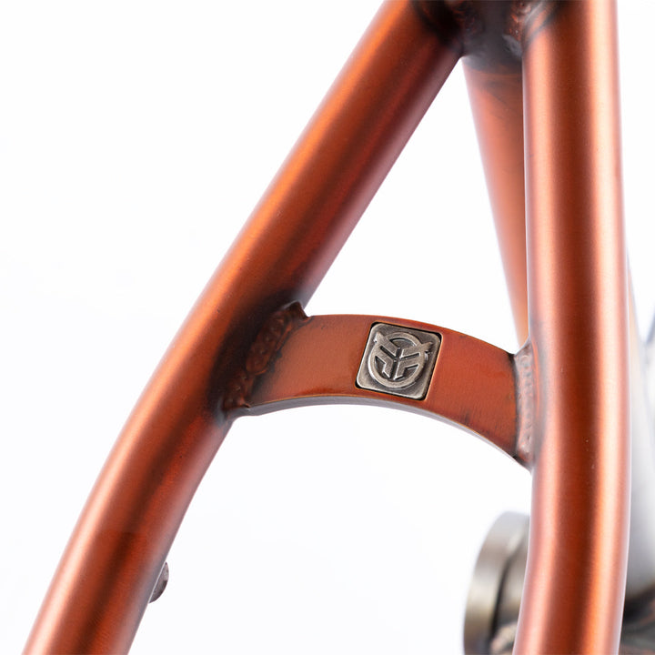 Federal Bruno ICS2 Frame - Matt Trans Burnt Orange To Raw Fade | BMX