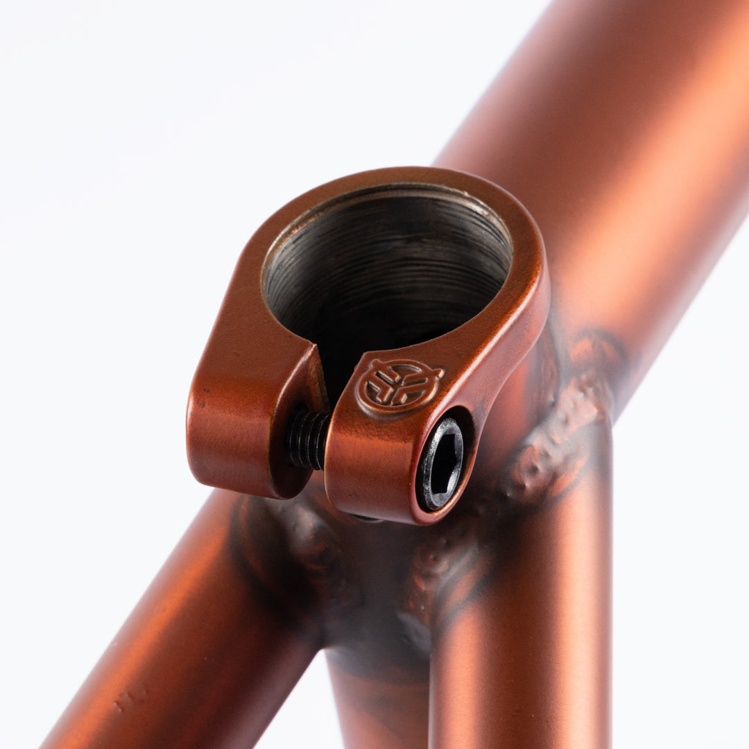 Federal Bruno ICS2 Frame - Matt Trans Burnt Orange To Raw Fade | BMX