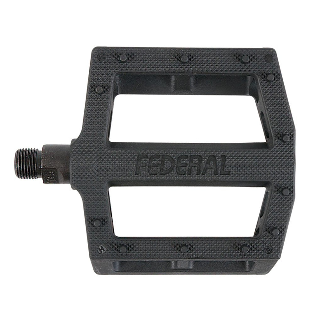 Federal Contact Plastic Pedal Black 9/16"