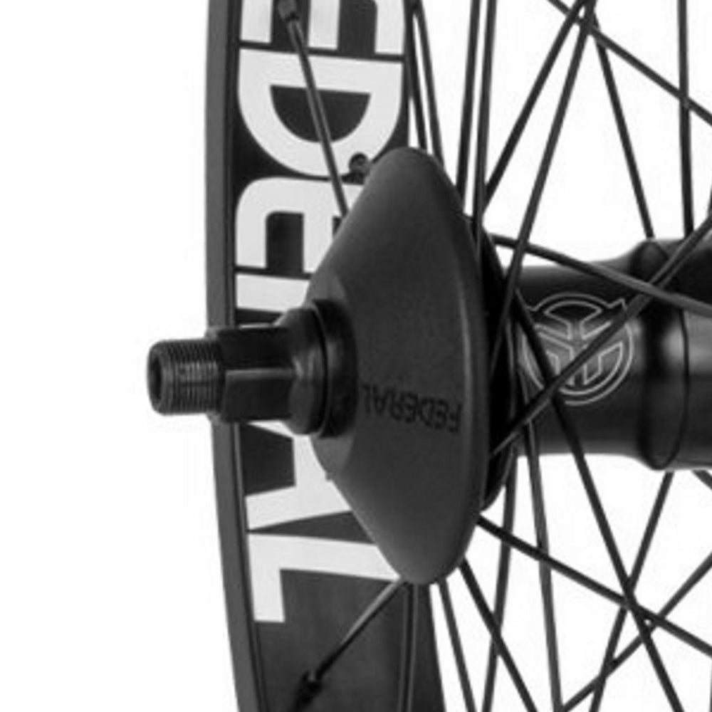 Federal Non Drive Side Plastic Hubguard With Motion Freecoaster Cone Nut | Seventies BMX