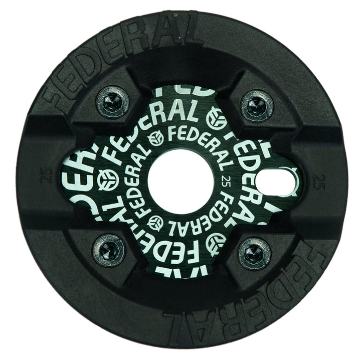 Federal Logo Solid Sprocket / Impact Guard Black